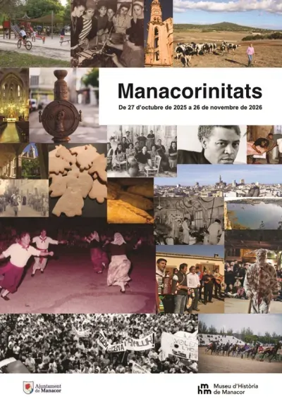 Cartell del Programa d'activitats de l'exposició "Manacorinitats"