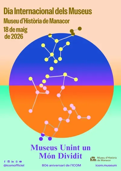 Cartell del Dia Internacional de Museus 2026. Museu d'Història de Manacor