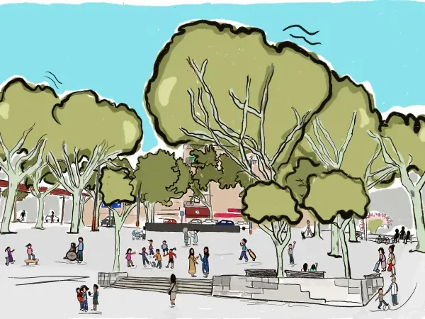 Plaça del Mercat actual